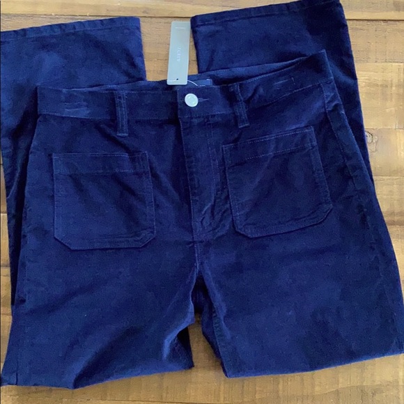 J.Crew Petite Demi-boot crop jean in velvet - Picture 3 of 5